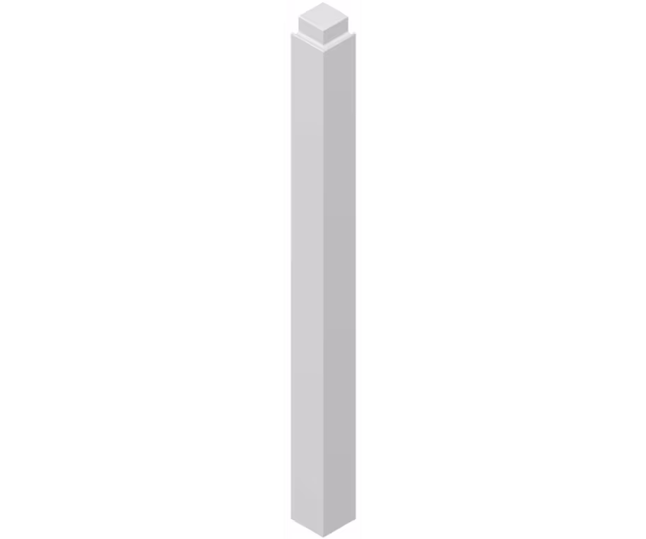 Strada External Corner Post