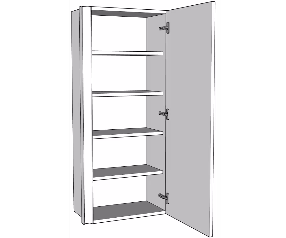 Bowfell Medium Single Kitchen Dresser Unit True Handleless version