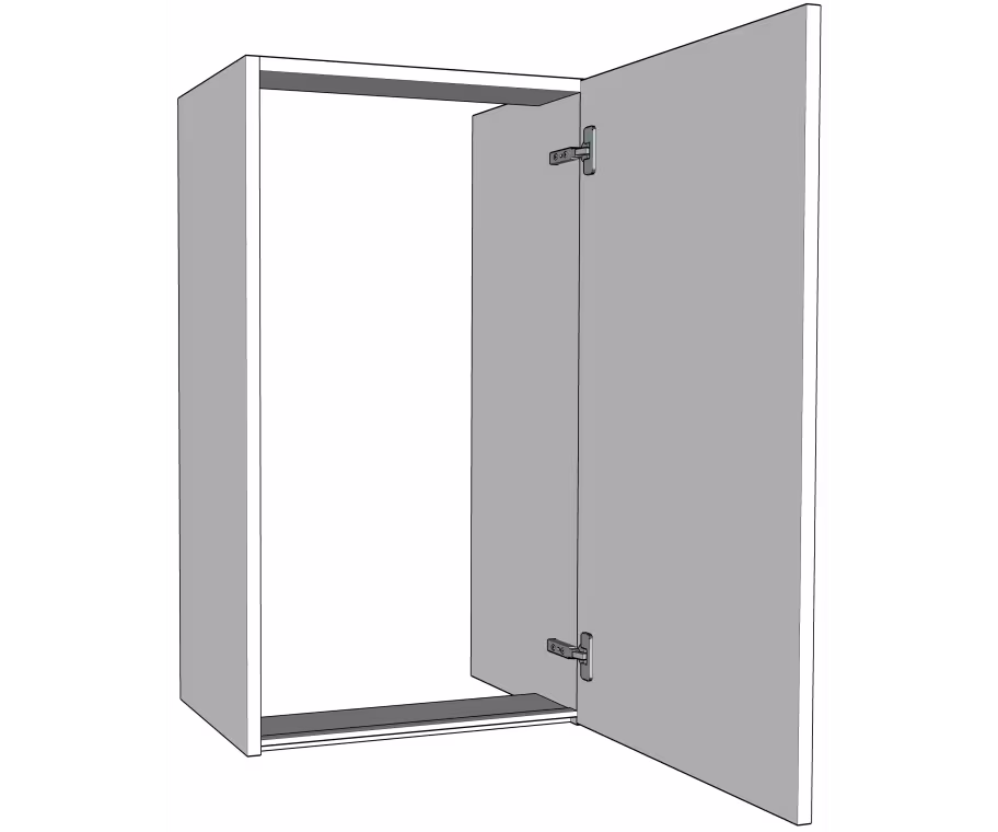 Tall wall boiler housing unit - 900mm high True Handleless version