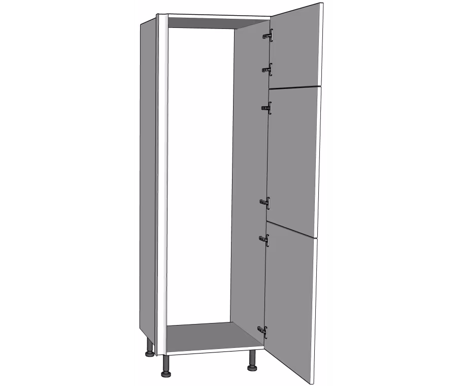 Low fridge freezer housing carcass 1825mm high True Handleless version