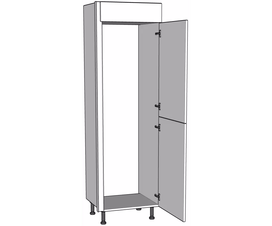 Medium fridge freezer housing 1970mm high True Handleless version