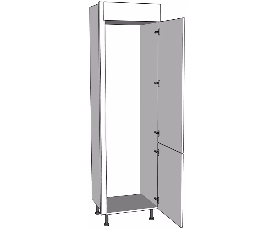 Tall fridge freezer housing carcass 2150mm high True Handleless version