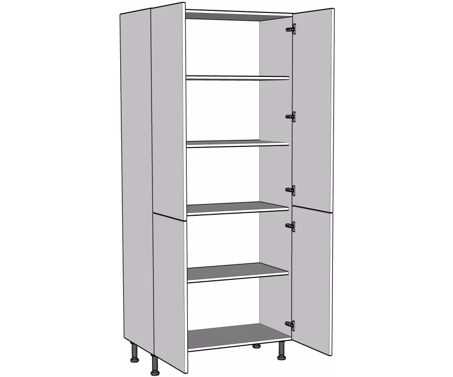Tall storage unit 2150 high with shelves with doors/drawer fronts