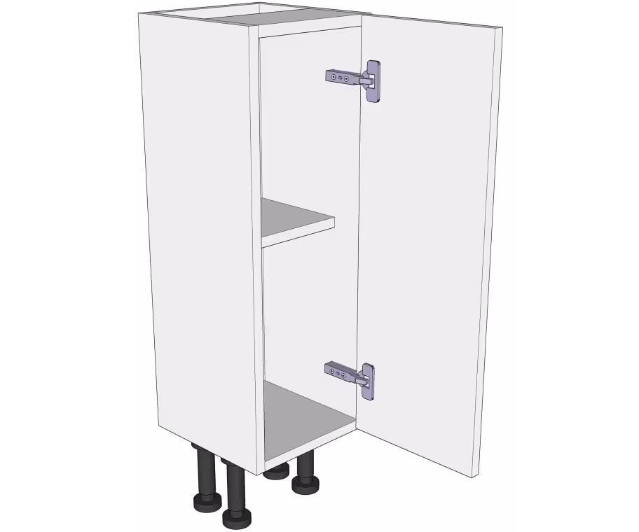 Highline single kitchen cabinets base unit 260mm wide x 300mm deep with doors/drawer fronts