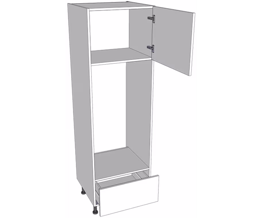 Low oven housing 1825mm high with drawer box with doors/drawer fronts