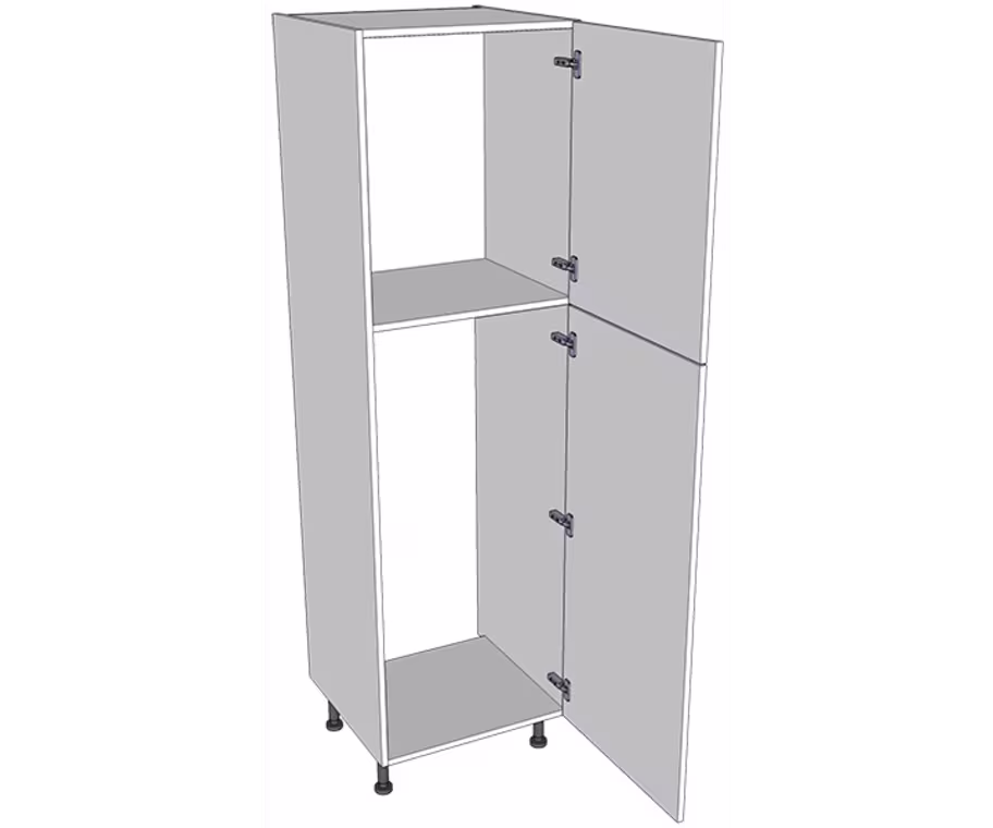 Medium fridge freezer housing carcass 1970mm high with doors/drawer fronts