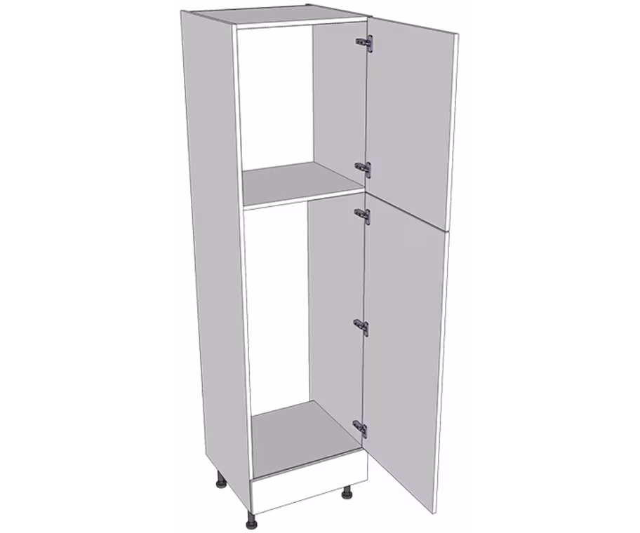 Tall fridge freezer housing carcass 2150mm high with doors/drawer fronts