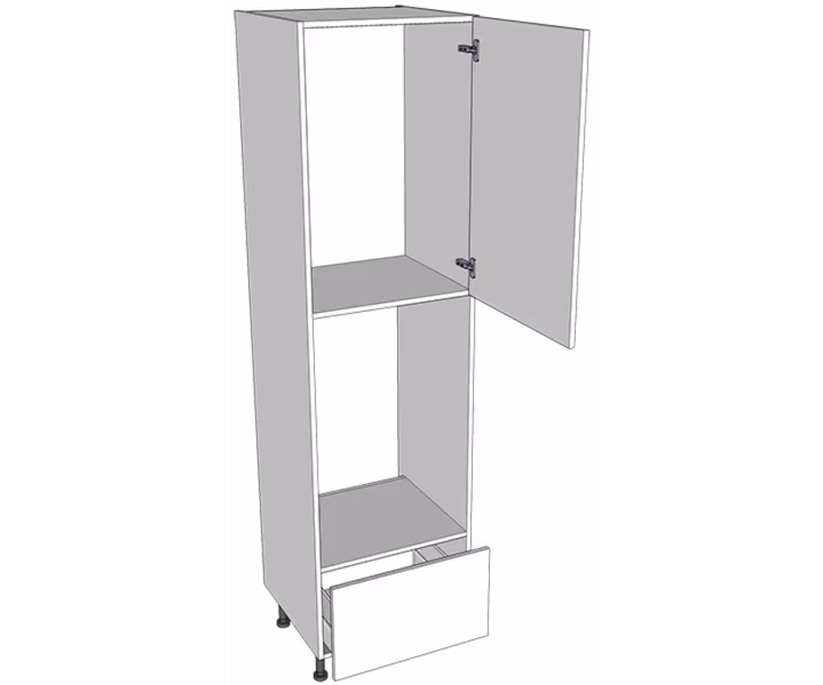 Tall oven housing carcass 2150mm high with drawer box with doors/drawer fronts