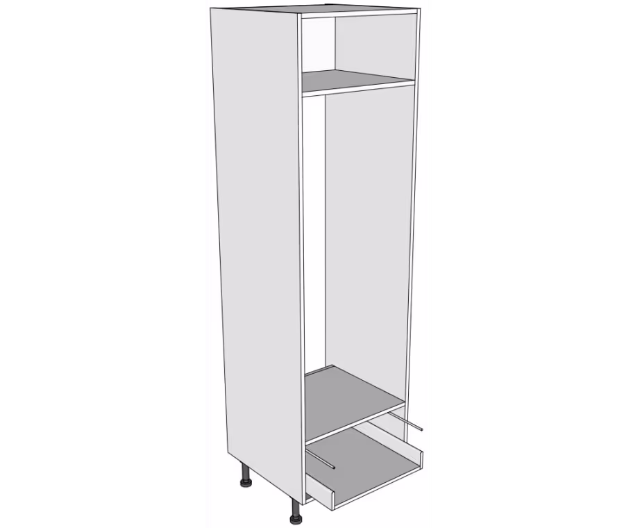 Medium oven housing carcass 1970mm high with drawer box