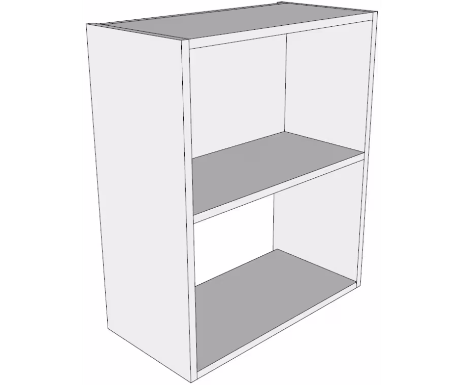 Microwave wall appliance housing