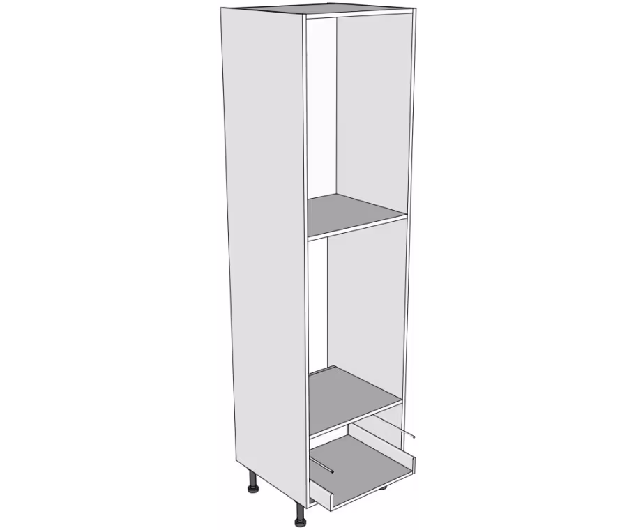 Tall oven housing carcass 2150mm high with drawer box