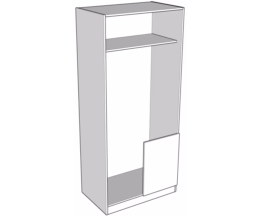 Double stable wardrobe