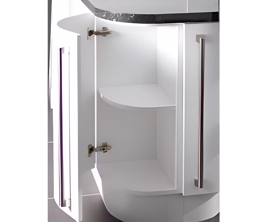 Bella Curved Door Cabinet