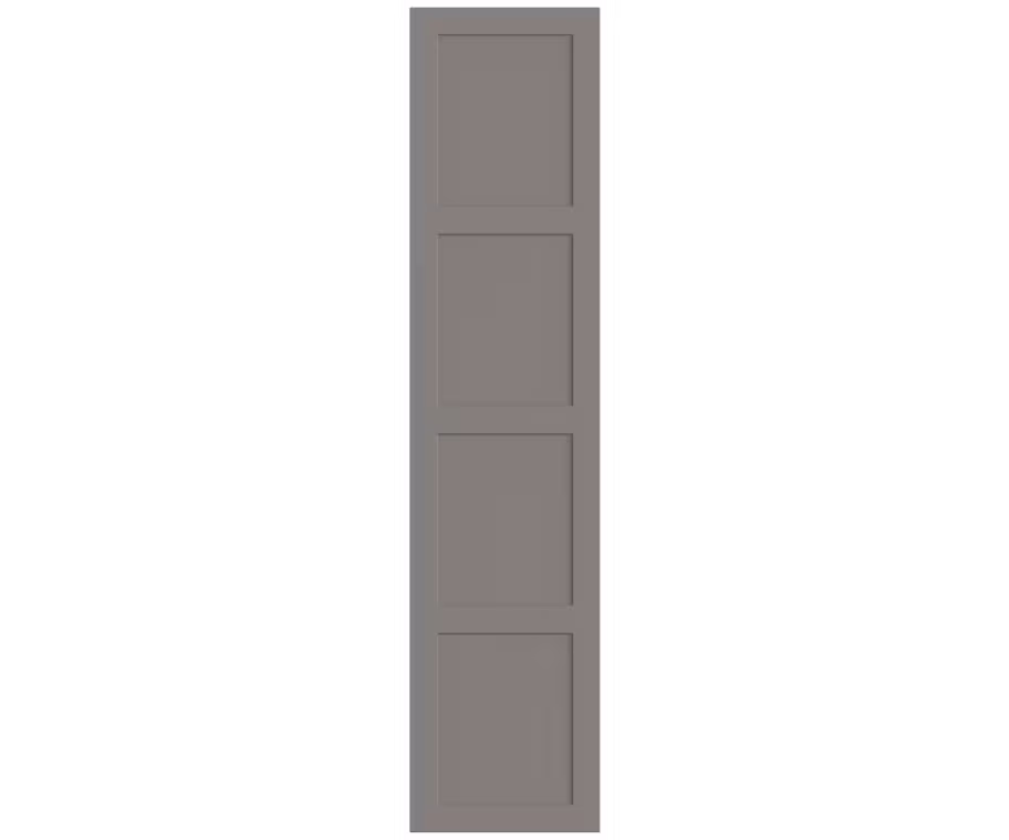 Stratford Shaker bedroom fitted wardrobe doors, panelling style