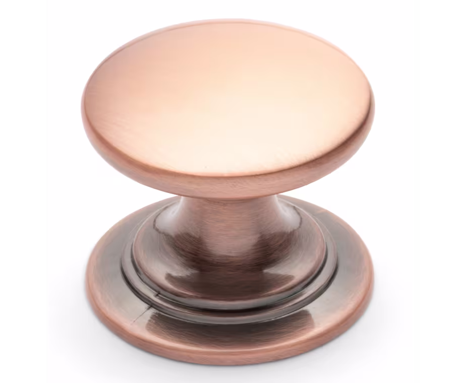 WINDSOR Round Knob - Antique Copper