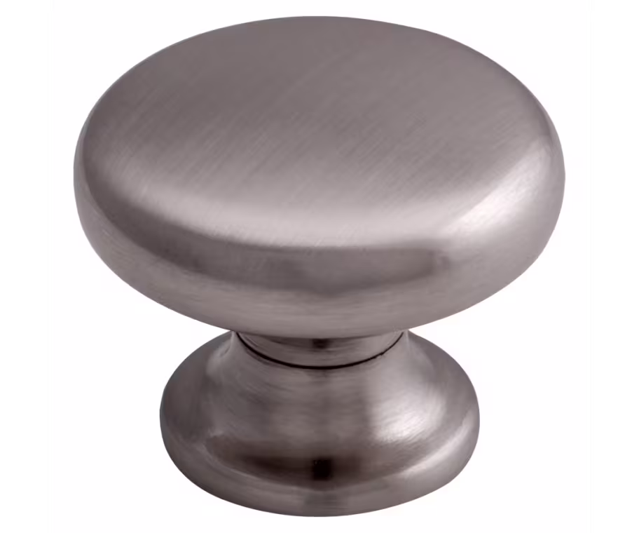 brushed nickel knob