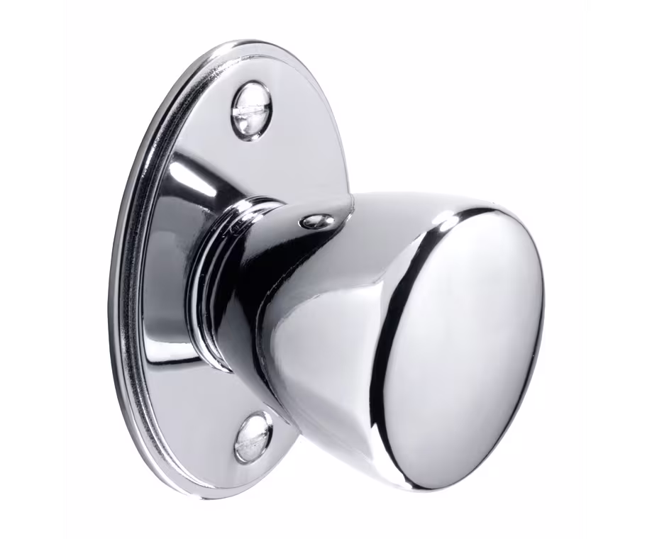 Yeadon Knob in polished chrome