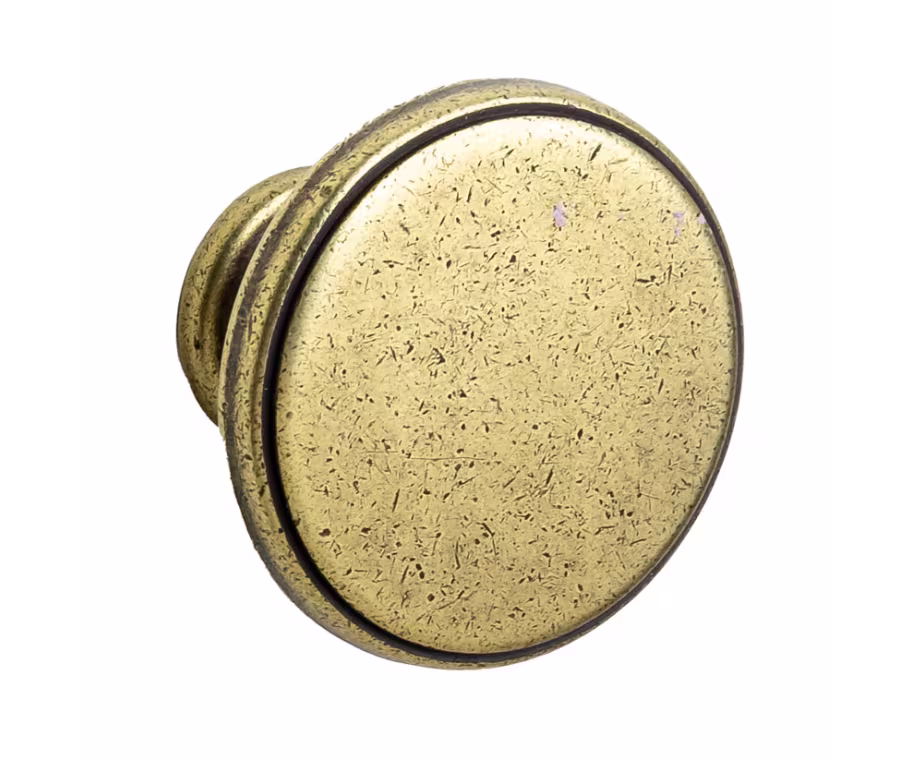 Belgrave Knob in Aged Brass