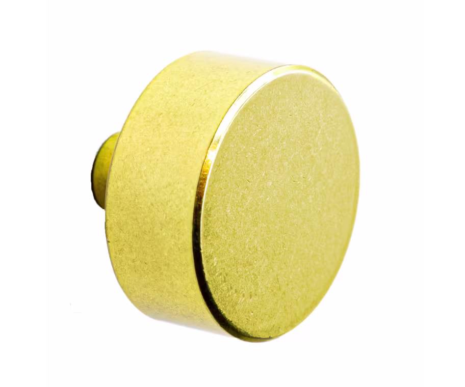 Yard Knob in Aged Brass