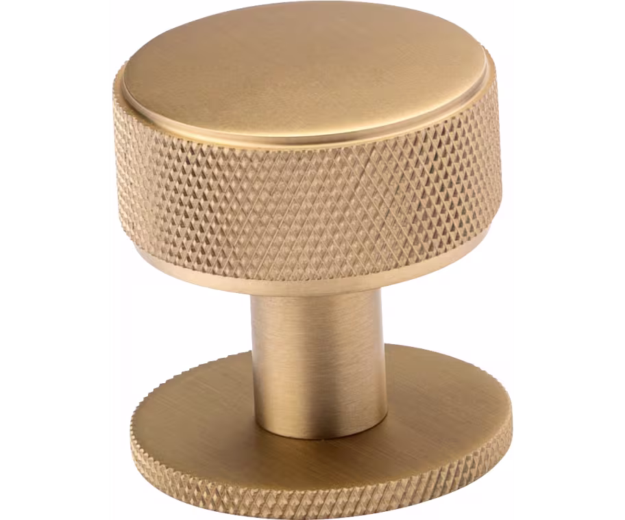 belgravia knob in satin brass