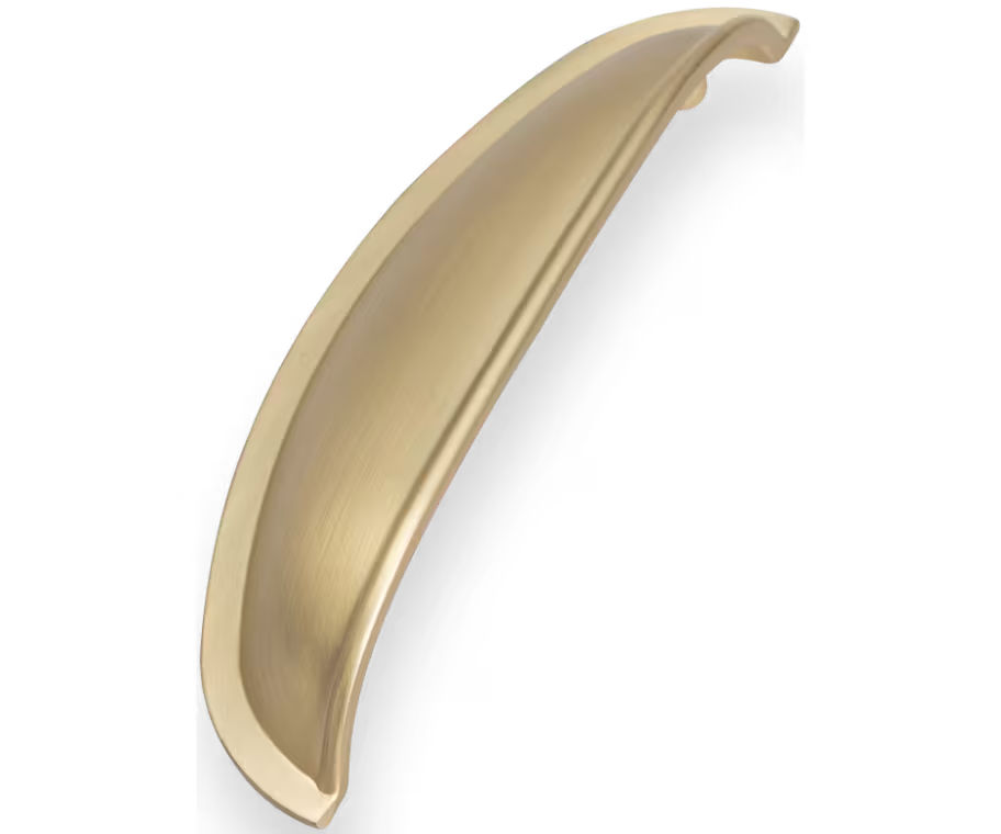 windsor cup handle in satin brass