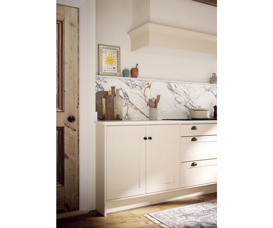 Crathorne Meadowell kitchen side counter view 