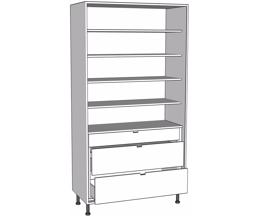Tall 2150mm height breakfast larder