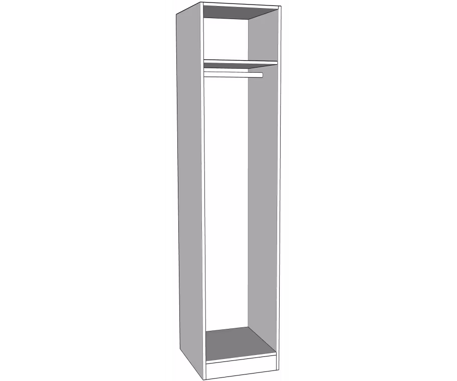 single wardrobe units - single hanging