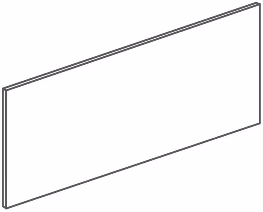 Hunton PTO End panel 900x2400x18mm, for use on breakfast bar