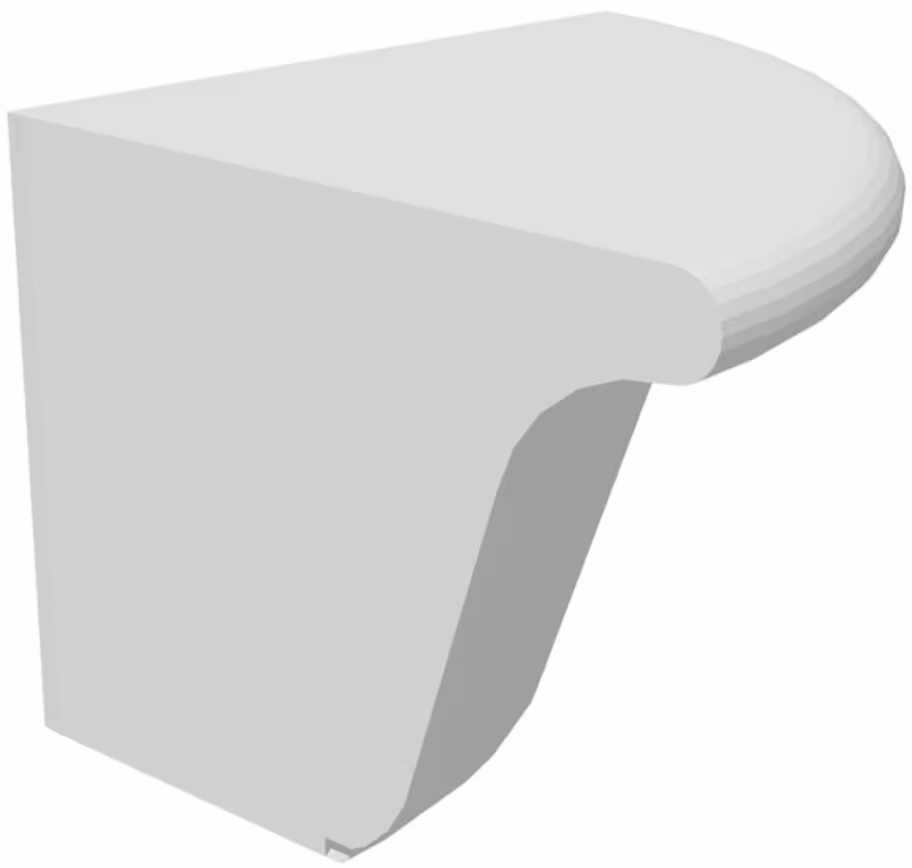 Madison Quadrant End Cornice Block