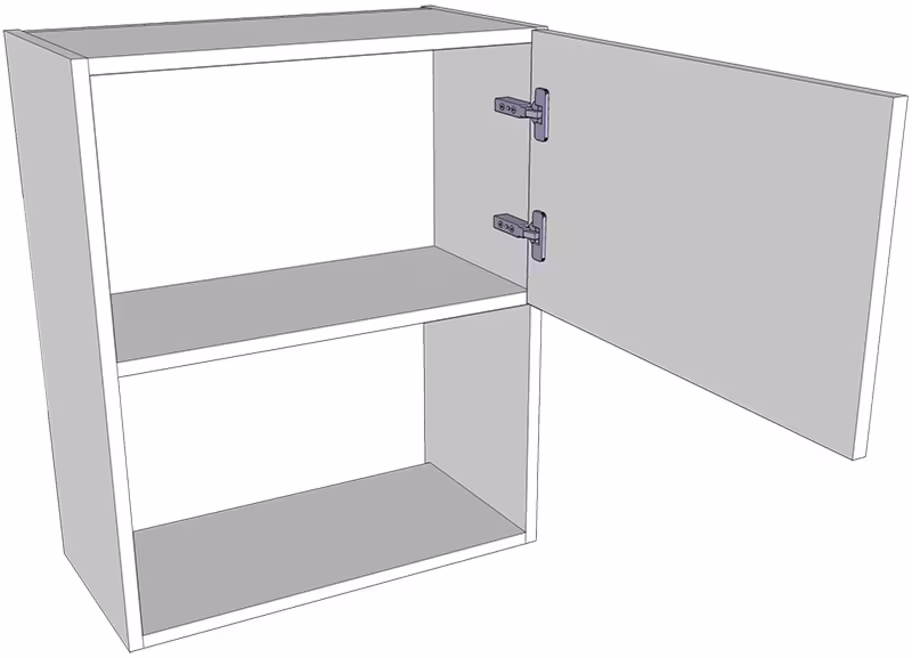 Microwave wall appliance housing with doors/drawer fronts