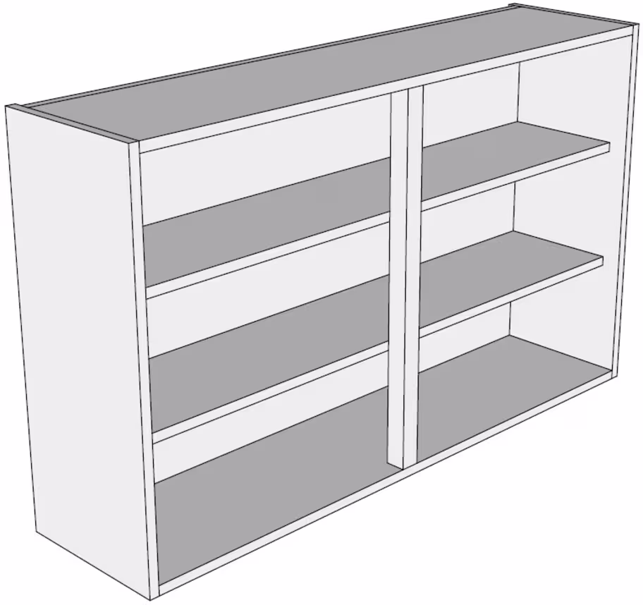 900mm high tall double wall unit carcass