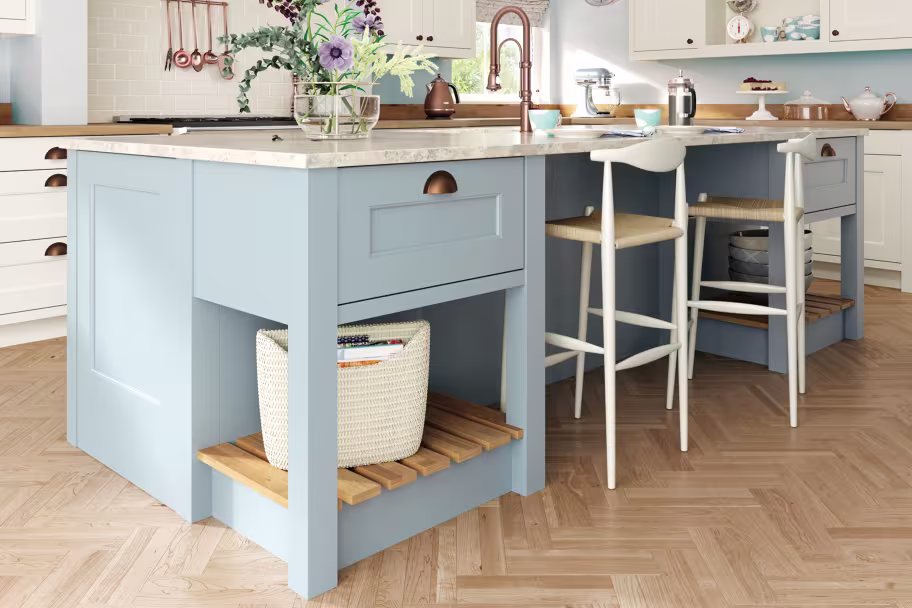 Kensington light grey and dust grey kitchen