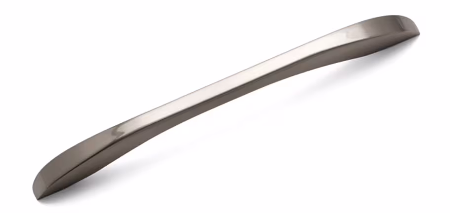 greenwich bow handle in brushed nickel