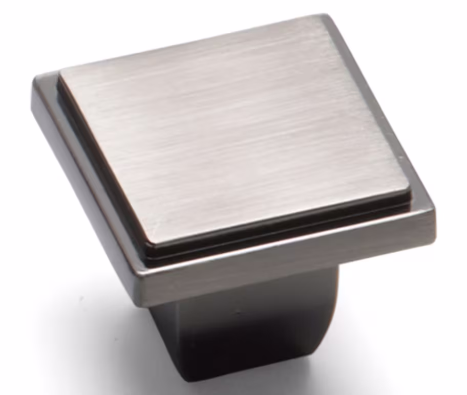 westminster square knob in pewter