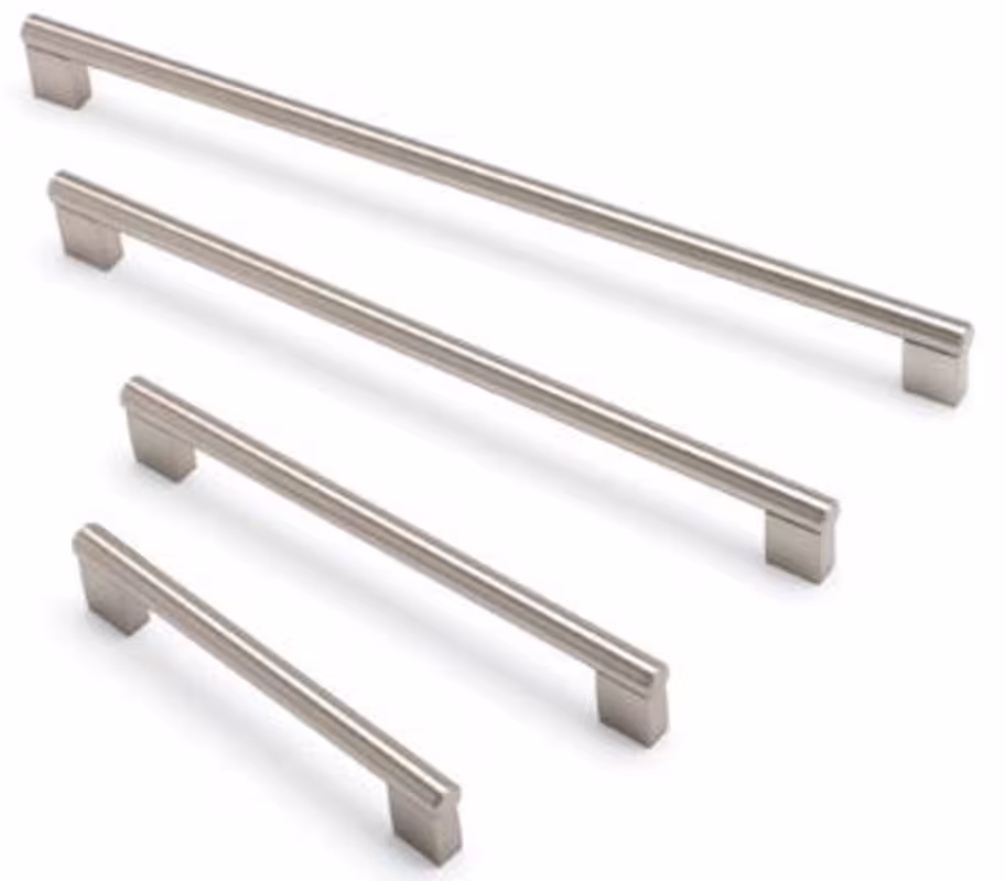 aries bar handle in brushed nickel