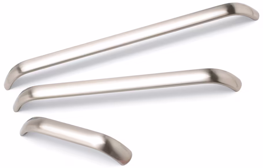 Gemini D Handle in Brushed Nickel