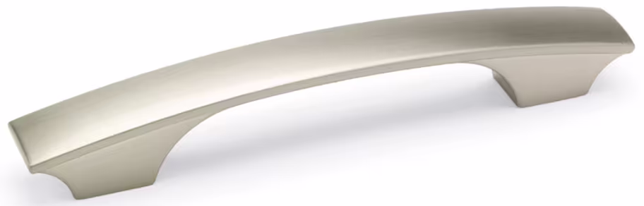 FINESSE Bridge Handle 128mm Centres - Brushed Nickel