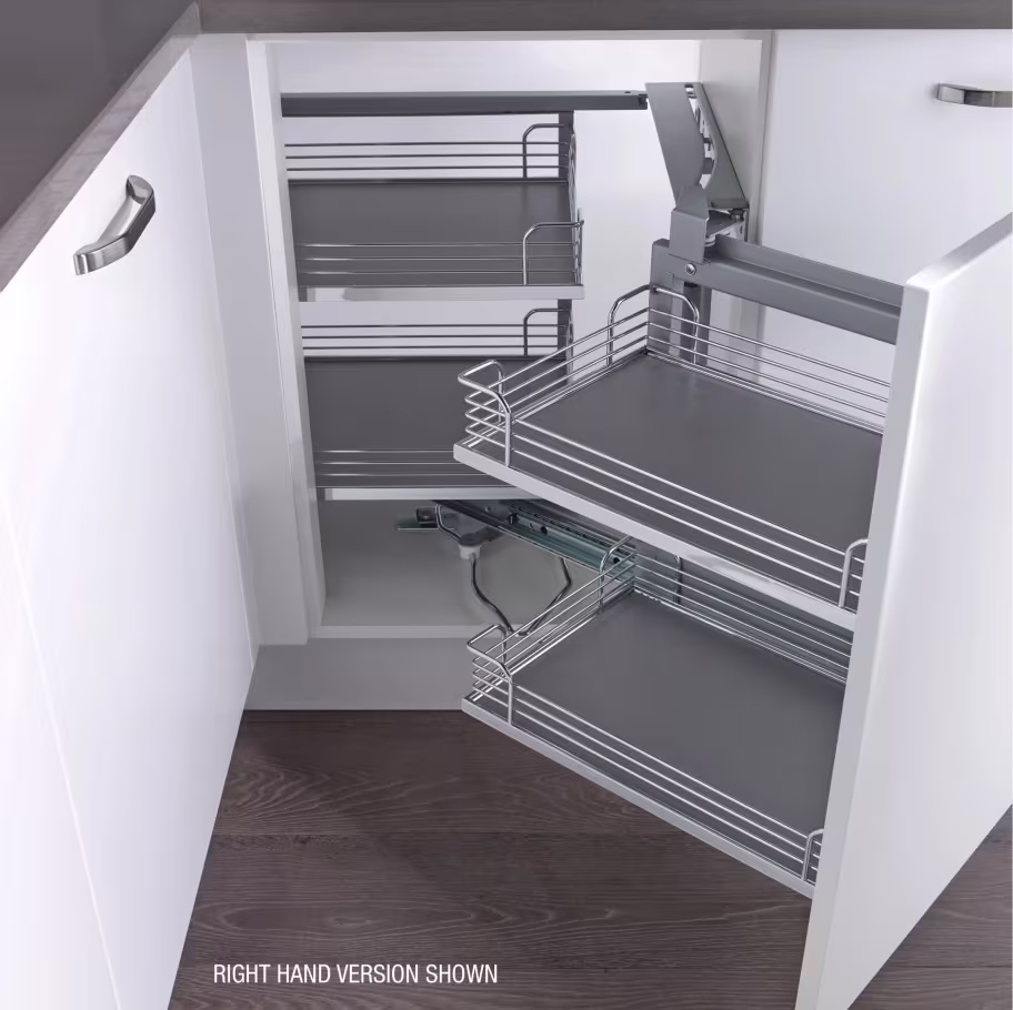 Kesseböhmer Magic Corner Chrome Pull-out Storage