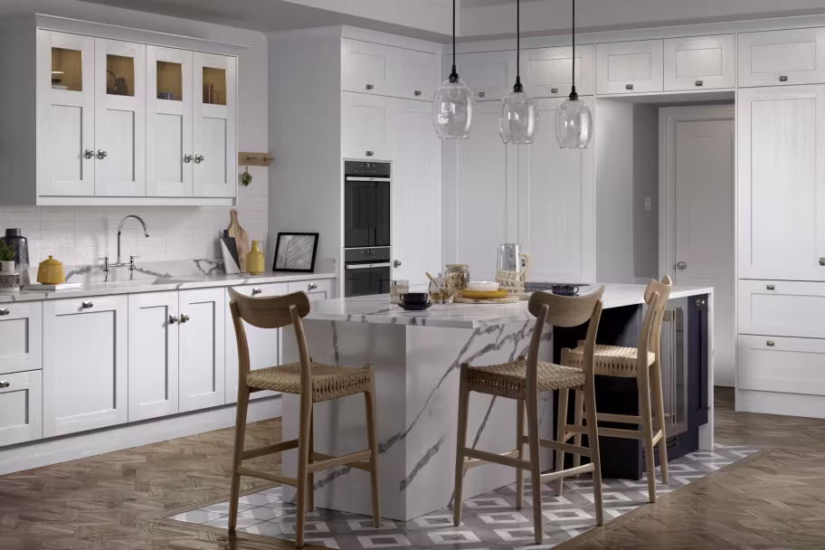 Mornington Shaker Ives and Inkwell replacement kitchen cabinets, cupboard doors and drawer fronts