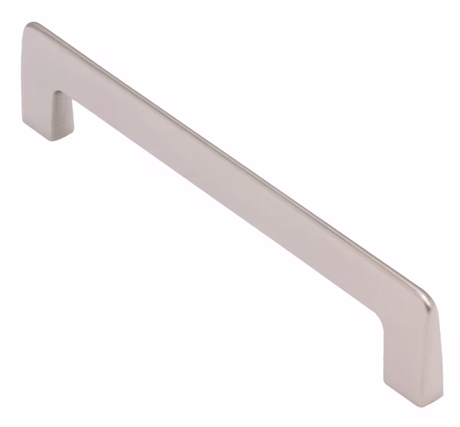 Slim D Handle in Brushed Nickel