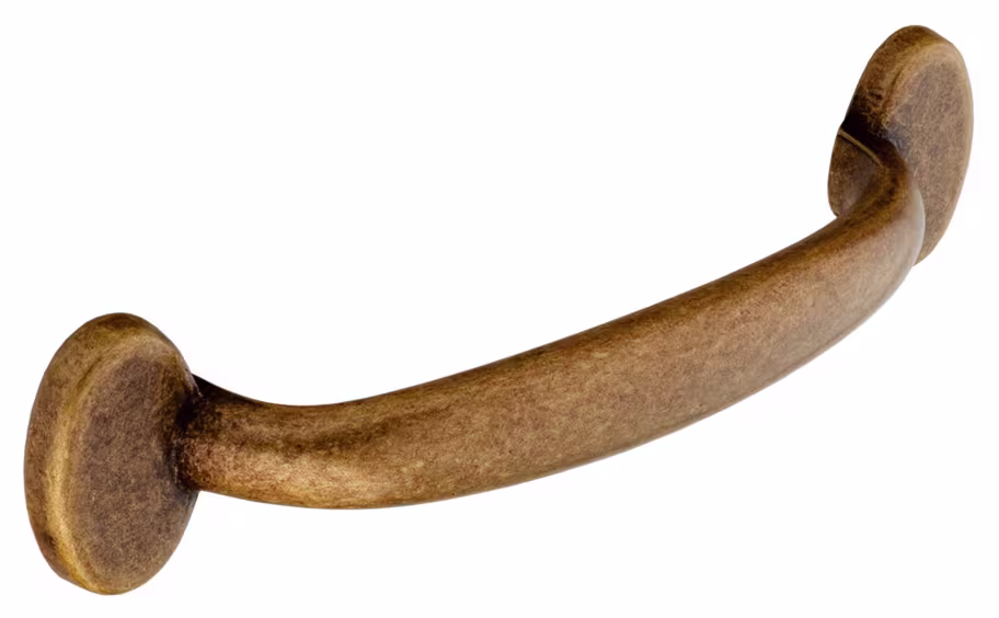 Mayfair Bow Handle in aged brass
