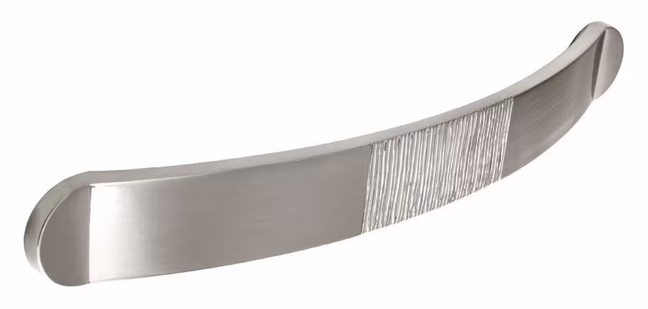 Melton Bow Handle Brushed Stainless Steel Effect