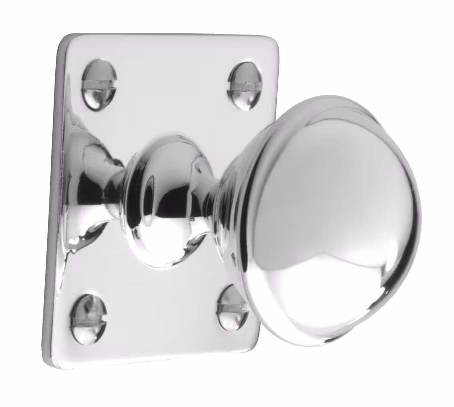 Wellington Knob in Polished Nickel