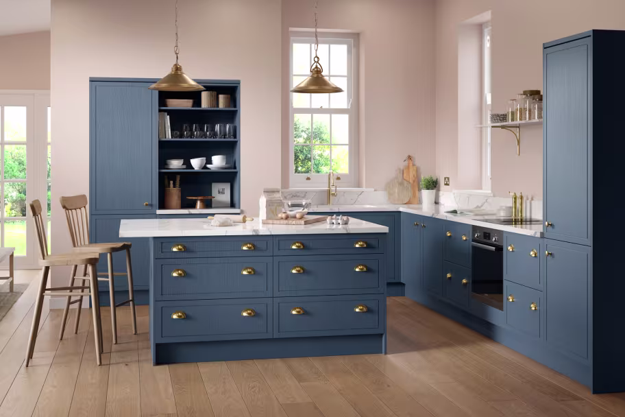 painted oak Camden kitchen in 