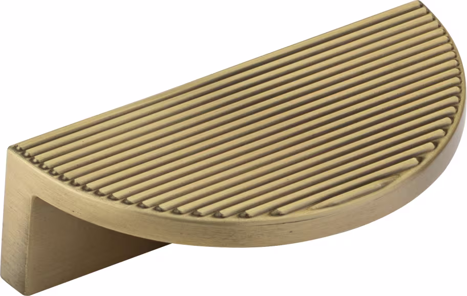 Barrington Eclipse Ribbed in brushed satin brass