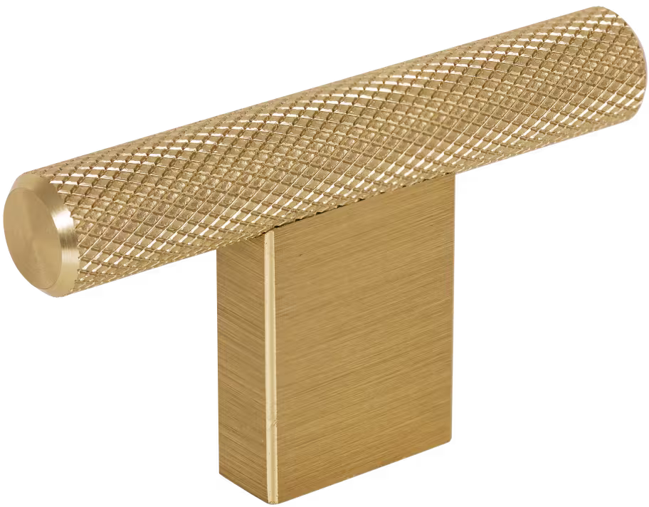 graf t-knob in brushed brass