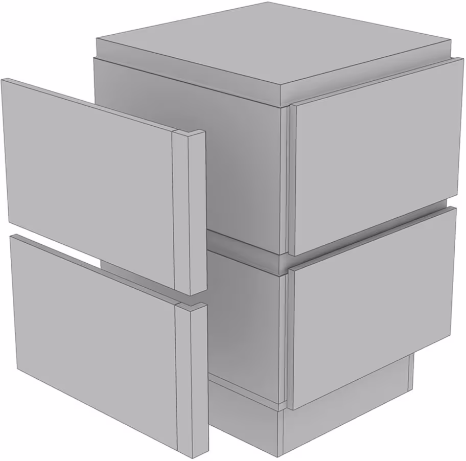 Clifden Half Height L Shape Panel/Post Kit For Base Unit