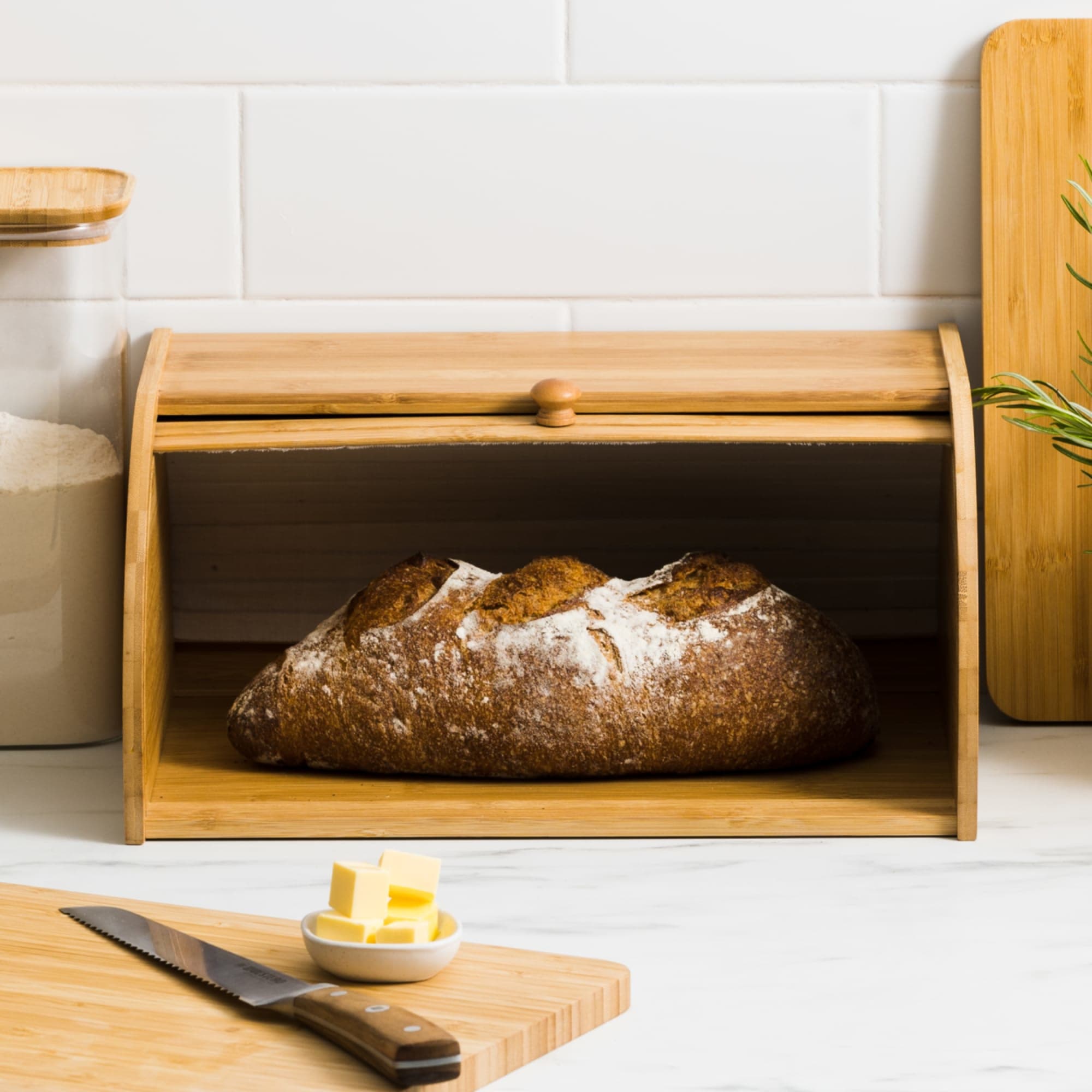 Joseph Joseph - Bread Bin bread basket with cutting board lid