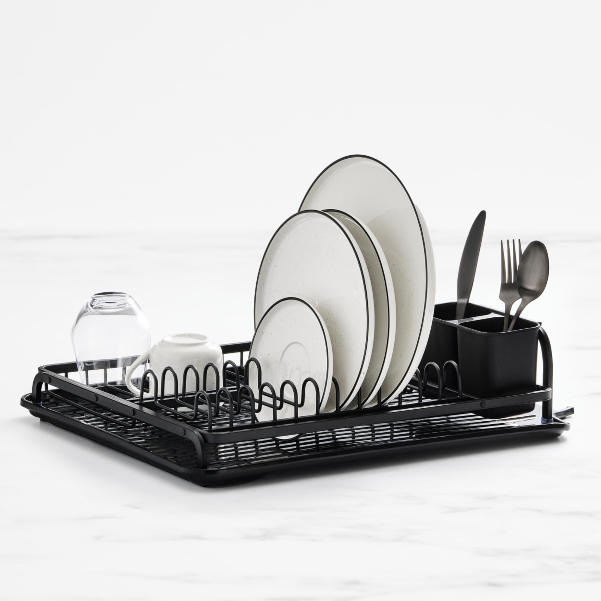 Large Stainless Steel Dish Rack (White) – Brian&Dany